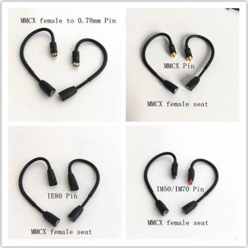 Custom Mmcx female to 0.78mm/im50/ie80 pin