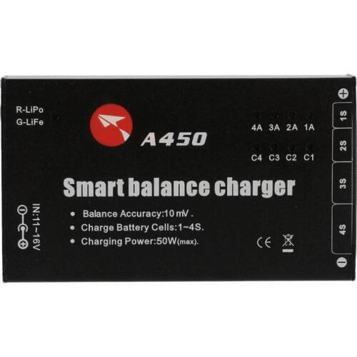Portable High Accuracy 1-4S50W Smart Lipo Battery Balance Charger RC Quadcopter Balance Charger Can be used with a power adapter