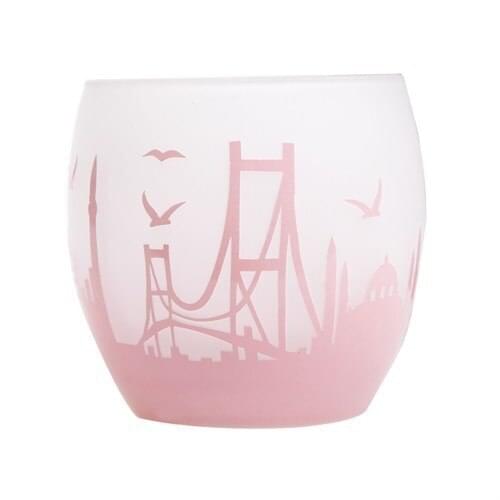Arte Home Globe Istanbul Pink Candle Holder