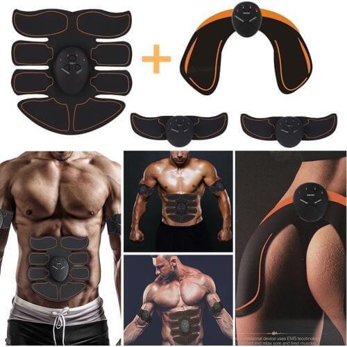 Smart Abdominal Muscle Trainer EMS Massage Wireless Stimulator Device Vibration Body Slimming Machine Fat Burning Training Hip