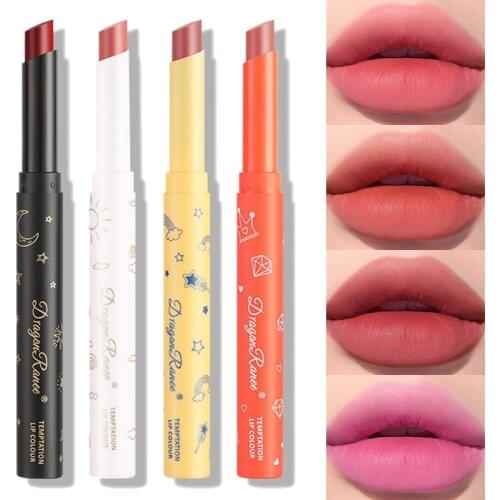 12 Colors Crayon Lipsticks Soft Texture Velvet Matte Lipstick Pen Long Lasting Sexy Red Nude Lip Stick Makeup Cosmetic Batom