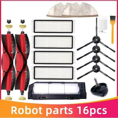 Spare Vaccum Parts Washable Main Brush Cover HEPA Filter Mop Cloth for Xiaomi Roborock S5 Max Sweeper Vacuum Cleaner Accessories
