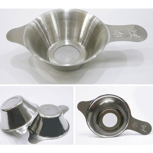Tea Infuser Tea Filter Accessories 1Pcs Stainless Steel Reusable Tea Leaf Funnel Tea Strainer Fine Mesh