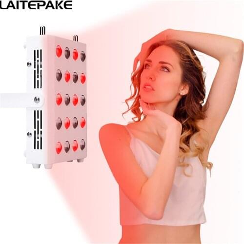 2021 NEW 600W Portable infrared led treatment lamp 660NM+850NM dual mode for skin repair wound pain treatment led lamp