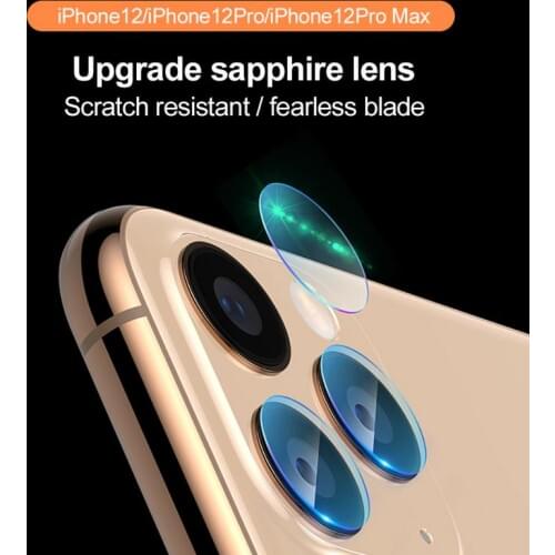 For IPhone 12 Pro Max Back Ultra-thin Camera Lens Tempered Glasses Film For IPhone 12 MINI Case Protection Ring Screen Protector