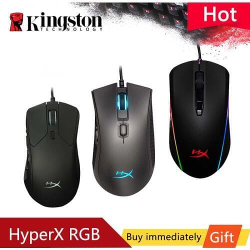 Kingston HyperX gaming mouse DPI up to 16000 Pulsefire FPS RGB Pulsefire Surge RGB and Pulsefire Core and Pulsefire Raid RGB
