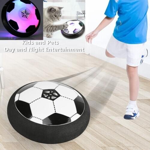 Boy Toys Colorful LED Hover Soccer Ball Air Power Training Ball Playing Football Game Foam Soccer Toy Kids Birthday Best Gift