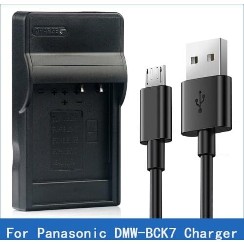 LANFULANG Camera Battery Charger DMW-BCK7, NCA-YN101G, DE-A91 for Panasonic Lumix DMC-FS28 DMC-FS35 DMC-FH6 DMC-FS22 DMC-FT20