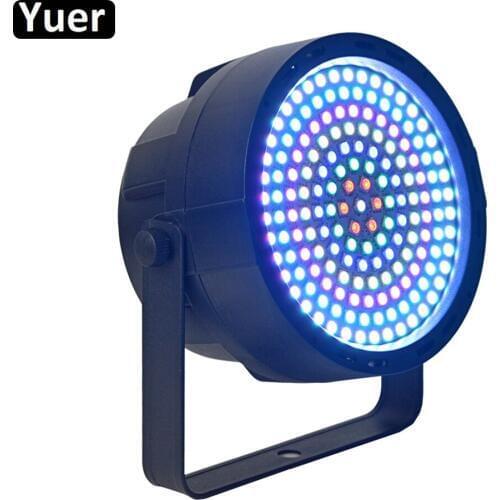 New Disco Light 169Pcs RGB 3IN1 SMD 5050 LED Flat Strobe Par Light KTV Home Party Lights For DJ Disco Bar LED Flash Par Light