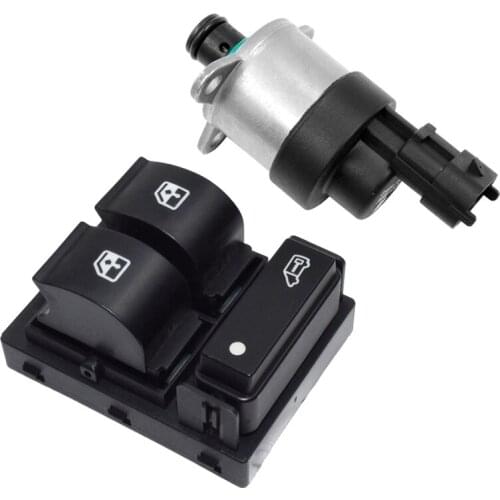 Window Triple Control Switch for Fiat Ducato Boxer with Fuel Pressure Regulator Valve Jet Regulator for Fiat Iveco