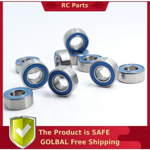 MR105RS Bearing ABEC-3 10 PCS 5*10*4 mm Miniature MR105-2RS Ball Bearings RS MR105 2RS With Blue Sealed L-1050DDU