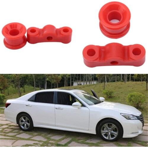 Practical High Quality Red Shifter Bushing Polyurethane Car Auto Shifter Gear Lever Bushing Kit Gear Shift Collars