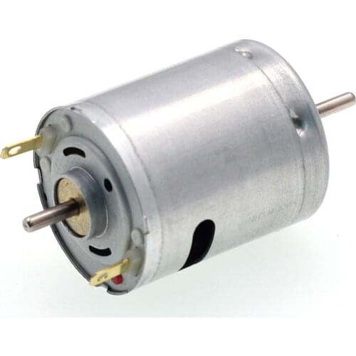 RS-365SH-2080 original DC micro motor 6-20V dual shaft carbon brush for hair dryer hot air gun motor