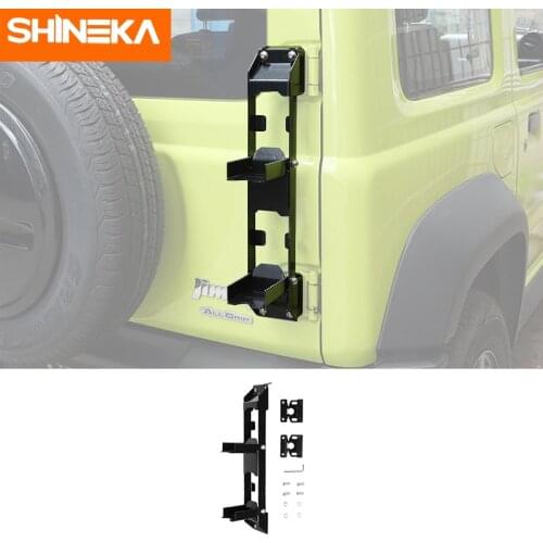 SHINEKA Car Tailgate Hinge Foot Climb Pedal For Suzuki Jimny JB64 2019-2021 Car Rear Tailgate Foldable Pedal Ladder Accessories