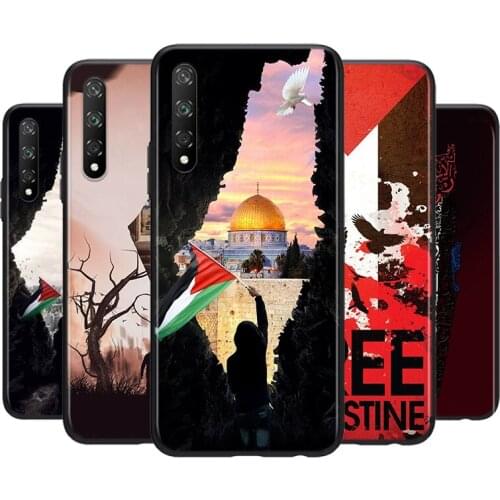 Silicone Cover Palestine Map Arabic For Huawei Y9S Y6S Y8S Y8P Y9A Y7A Y7P Y5P Y7 Y6 Y5 Pro Prime 2019 2018 Phone Case