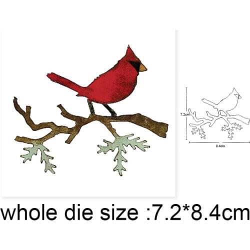 2020 new Metal dies Bird on Branch Cutting Dies Diy Scrapbooking dies Decoration Embossing Album Paper Card Making Craft Dies