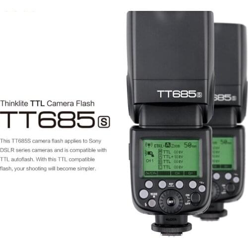 Godox TT685 TTL 1/8000s Flash Speedlite Built-in 2000mAh Battery for all brand camera