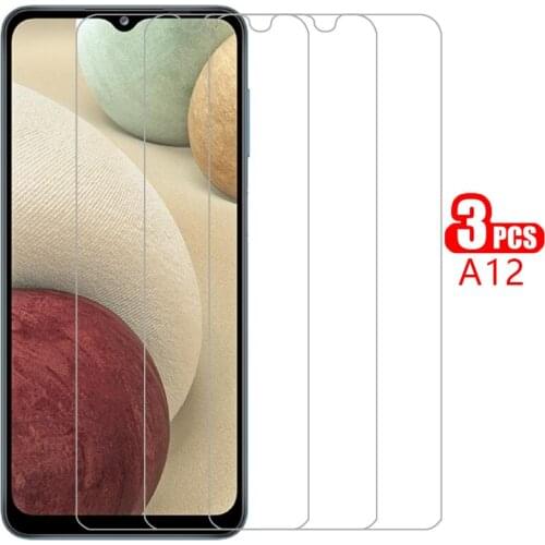 Protective tempered glass for samsung a12 screen protector on galaxy a 12 12a 6.5 film samsun samsumg sansung galaxi samsunga12