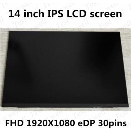 Original for Dell Latitude 7400 5400 14.0" LP140WF9 SPD1 compatible model FHD LCD Screen no-Touch Digitizer Screen Panel