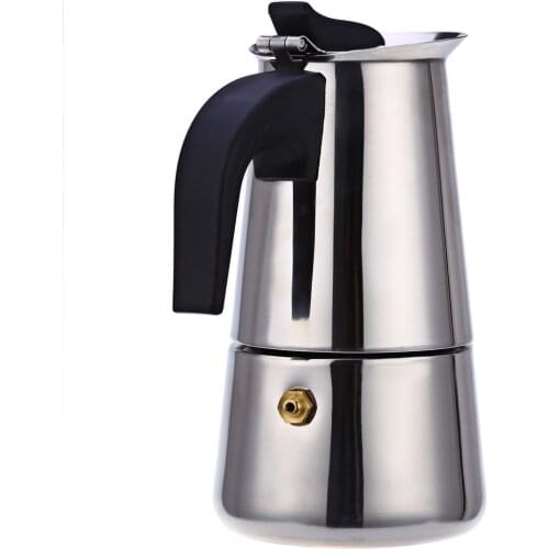 2/4/6/9 Cups Coffee Maker Pot Stainless Steel Mocha Espresso Latte Stovetop Filter Moka Coffee Maker Coffee Pot for Kitchen Z20