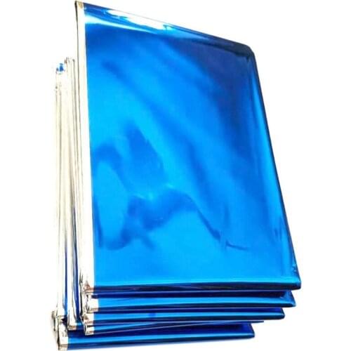 5Pack Emergency Blankets Reusable Thermal Space Blankets for Camping Hiking Marathon Running Outdoor Survival