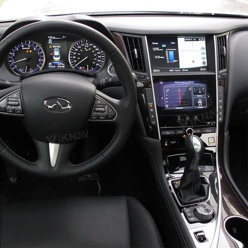 Car radio infiniti q50 q50l q60s 2012-2021 android auto tape recorder video player