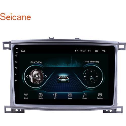 Seicane 10.1"Android 8.1 GPS Navigation Car Multimedia Player for 2003-2008 TOYOTA LAND CRUISER 100 AUTO AC support Carplay TPMS