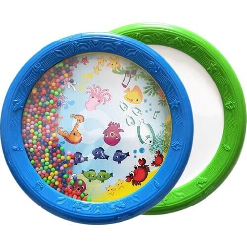Kid Child Ocean Wave Bead Drum Gentle Sea Sound Musical Educational Toy Tool For Baby Early Learning Music Instrument Toys