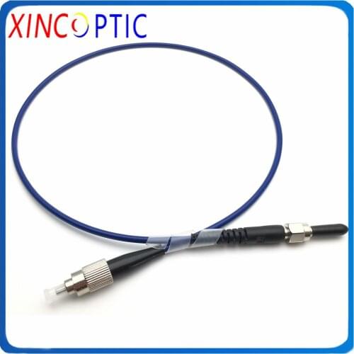 FC-SMA905/ST/FC Silica Core Metal Ferrule MM Simplex(VIS 200-1100nm,~0.22NA),0.5M,UV-300um Armored Fiber Patch Cord Cable
