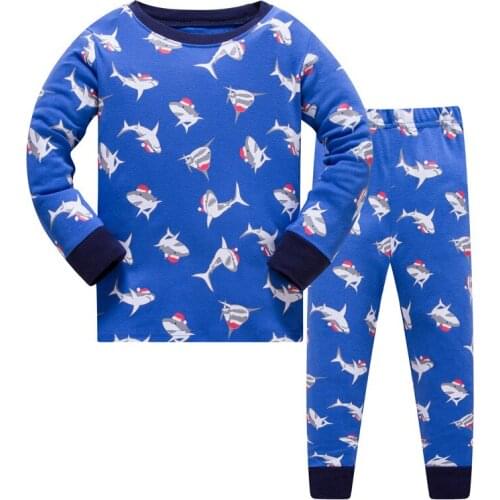 Childrens Clothing Sets Boys Sleepwear Clothes Kids Stripe Pajamas Set Baby Girls Cotton Cartoon Pijamas Spring Autumn Pyjamas