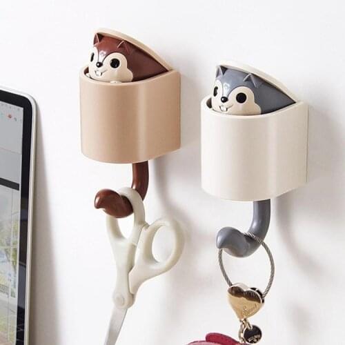 Hook Adhesive Door After Non Punching Adhesive Hook Cartoon Creative Kitchen Wall Coat And Hat Hook