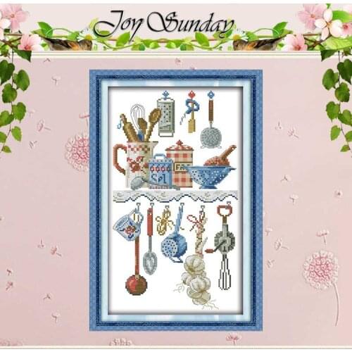 Kitchenware Patterns Counted Cross Stitch DIY 11CT 14CT Cross Stitch Set Chinese Cross-stitch Kit Embroidery Needlework