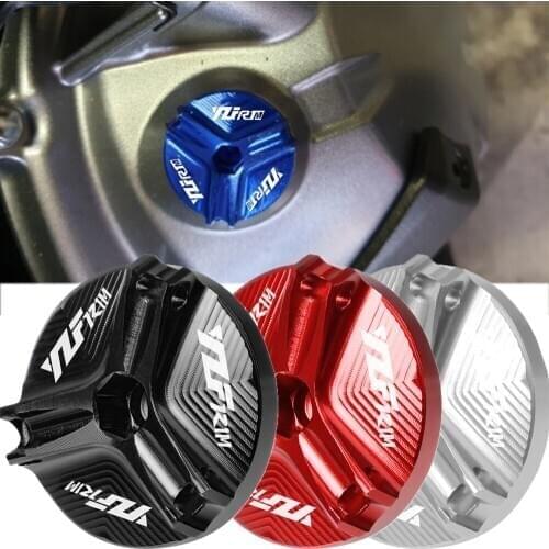 Motorcycle Engine Oil Filler Cap Drain Sump Plug Bolt Cover Screw For YAMAHA YZF R1 R1M R25 R3 R6 2015 2016 2017 2018 2019