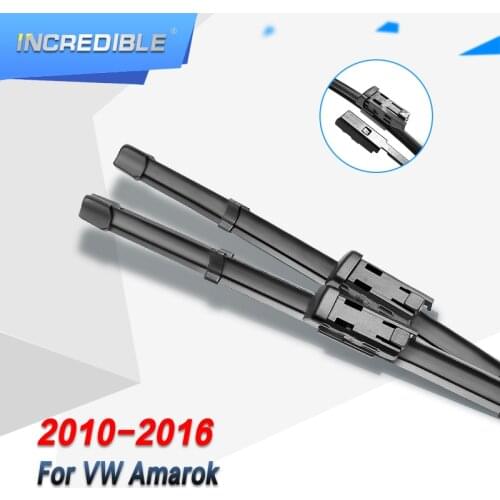 INCREDIBLE Wiper Blades for Volkswagen VW Amarok Fit Hook / Push Button Arms 2010 2011 2012 2013 2014 2015 2016