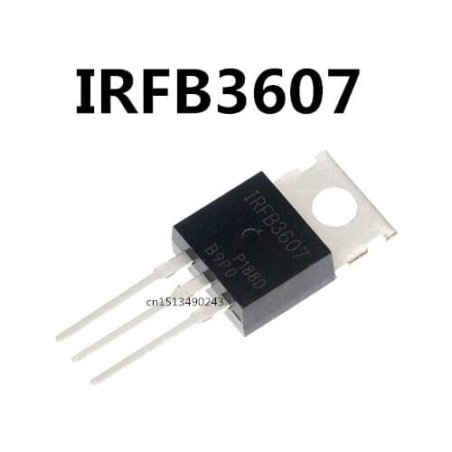 Original 5PCS/lot IRFB3607 80A/75V TO-220