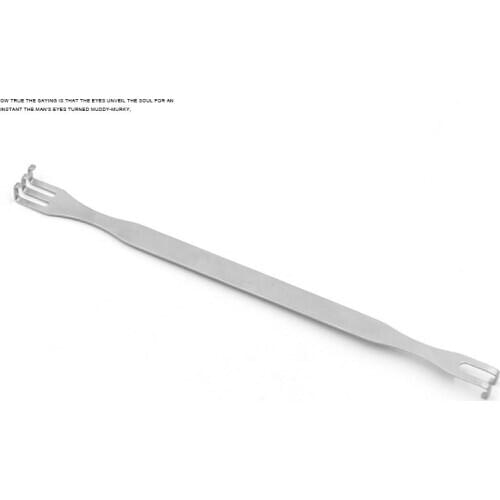 Nasal plastic pull hook Nasal guide Stainless steel double-headed self-help hook Eye bags Long handle ring hook