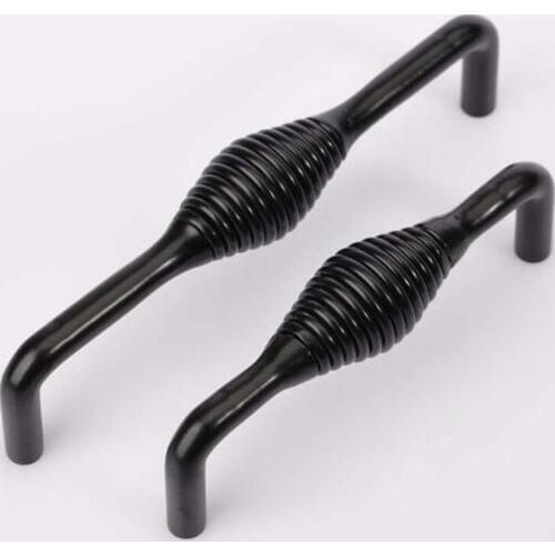 128mm Dresser Drawer pull handle black kitchen cabinet cupboard handle 5" Europe America style birdcage furniture handles pull