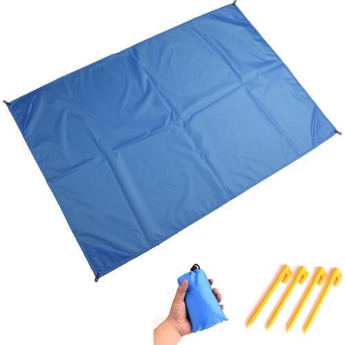 Camping Picnic Mat Foldable Waterproof Camping Mat Pocket Sand Proof Beach Blanket Outdoor Picnic Tent Ground Mat 140*200cm