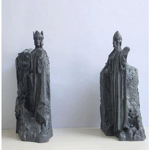 VILEAD THE ARGONATH BOOKEND RESIN SCULPTURE GATES OF GONDOR RETRO DECORATION OFFICE DESKTOP ACCESSORIES STATUE MODERN ART