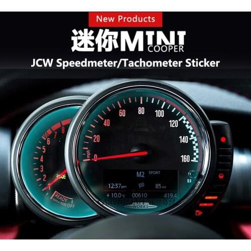 Brand New ABS Material UV Protected JCW PRO Racing Style Speed & Tachometer For mini cooper R56 R55 R57 R58 R59 R60 F55 F56 F60