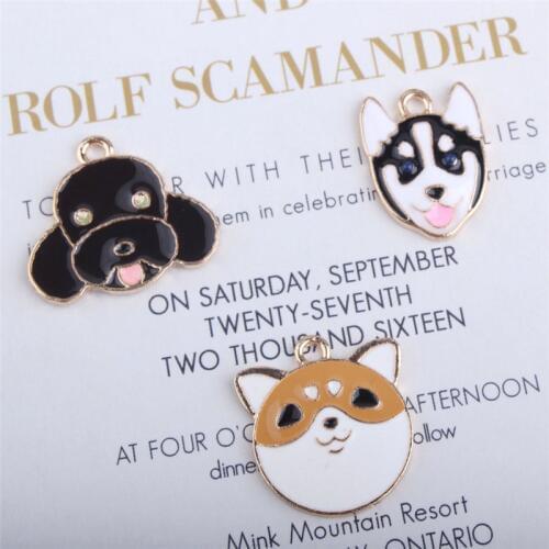 10pcs/lot Animals Dogs Charms Pendants Jewelry Making DIY Charm Handmade Crafts Charms lovely dog Jewelry DIY Handmade YZ283