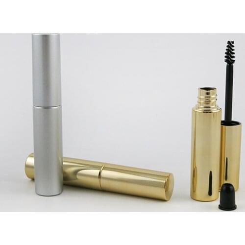 5pcs Empty 8ml UV Gold Silver Mascara Tube Eyelash Vial Liquid Bottle Container 8cc Eyeliner Make Up Tube
