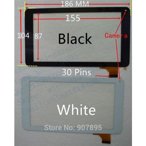 7inch TPT-070-229 FHX 186X104 MM touch screen panel capacitance glass CTP070026 FPC V2.0 For RK3168 Due Core Cortex-A9 Tablet PC