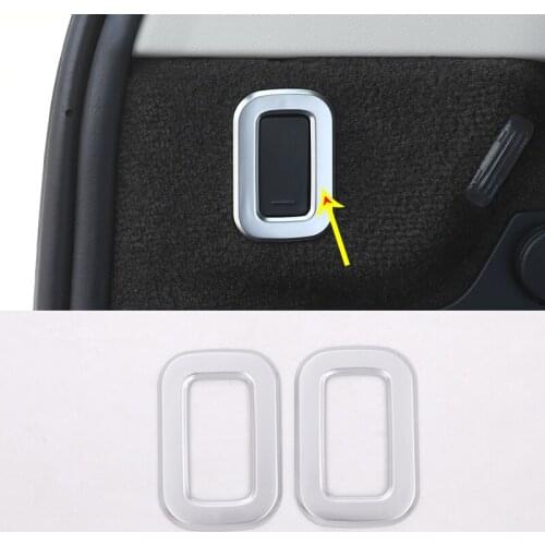 ABS Car-styling Rear Trunk Hook Frame Cover Trim For Land Rover Discovery 5 LR5 2017-2020 Chrome Silver Car Interior Accessories