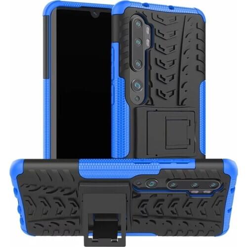 For Xiaomi Mi CC9 Pro Case Shockproof Armor Hard Rubber Stand Case for Redmi Note10 Note 10 Pro Silicone Phone Bumper Case