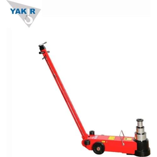 Double node air hydraulic floor jack 25/50 Ton for truck