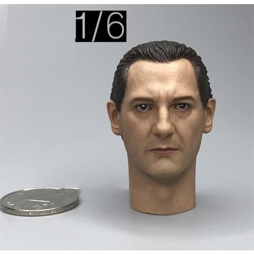 In Stock For Sale 1/6th Liam Neeson Hurricane Rescue Head Sculpture For Usual 12inch Doll Action Accessories
