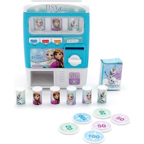 Frozen Childrens Toy Vending Machine Simulation Shopping House Set 0-3 Years Old Baby Game Toys Give Children the Best Gifts