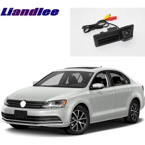 LiandLee Car Trunk Handle Rear View Reversing Parking Camera For Volkswagen VW Jetta / Vento MK6 A6 5C6 2011~2018