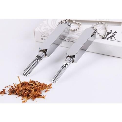 Metal Spoon Keychain Tobacco Micro-tuning Shovel Medicine Bottle Use Sniffer Snorter Snuff Powder Mini Smoking Accessories